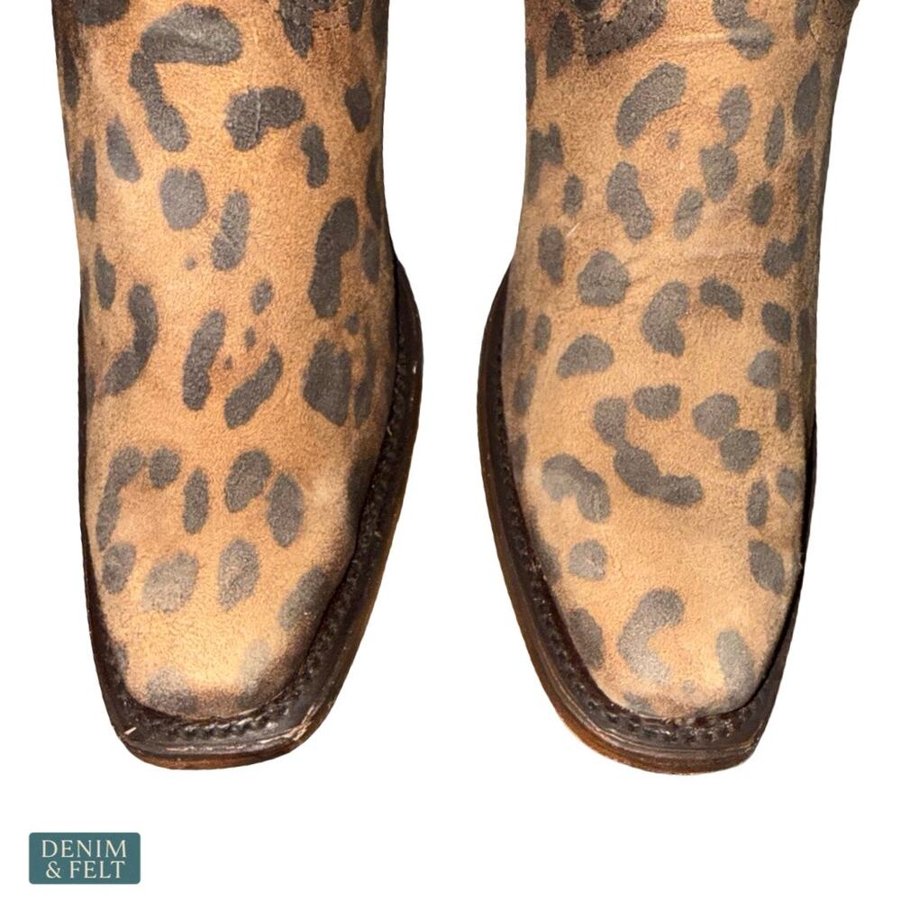 NEW Corral Leopard Western Boots Snip Toe Cowgirl Rodeo Festival Statement 8 - Picture 7 of 12
